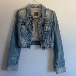 Abercrombie & Fitch Kids Cropped Jean Jacket